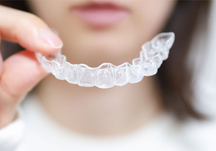マウスピース矯正なので取り外せます